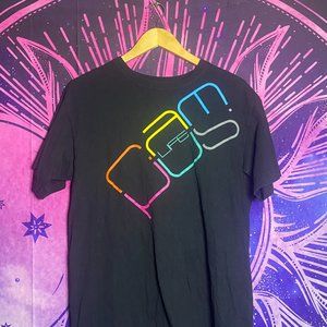 Vintage Campus Life Graphic T-Shirt